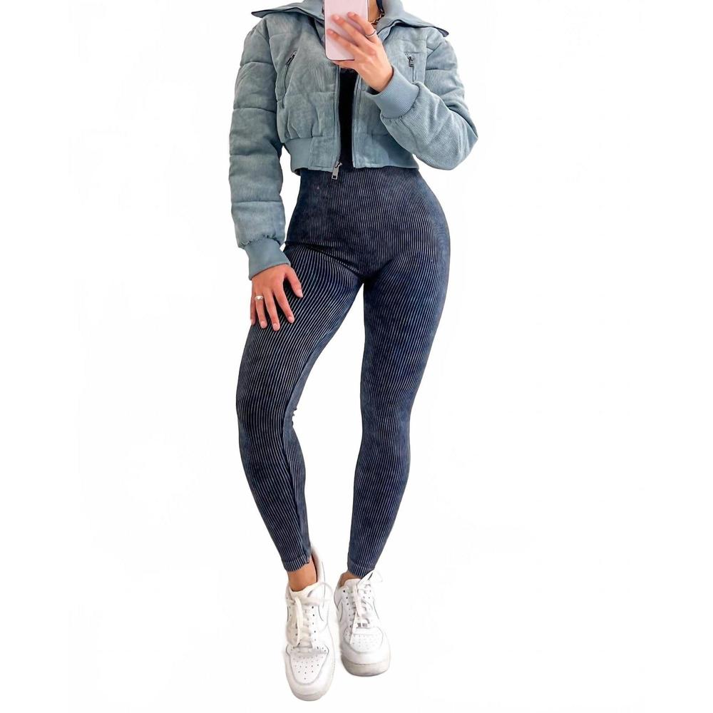 NEW SURELYMINE mineral wash jumpsuit in navy